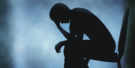 Depression, Man sitting in chair