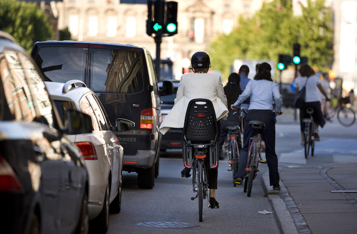 Cyckling in Copenhagen