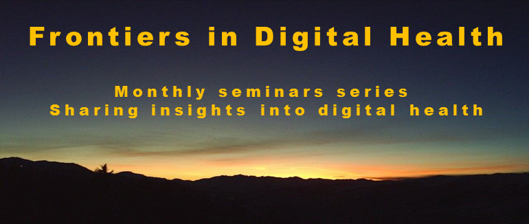 Frontiers in digital health seminar