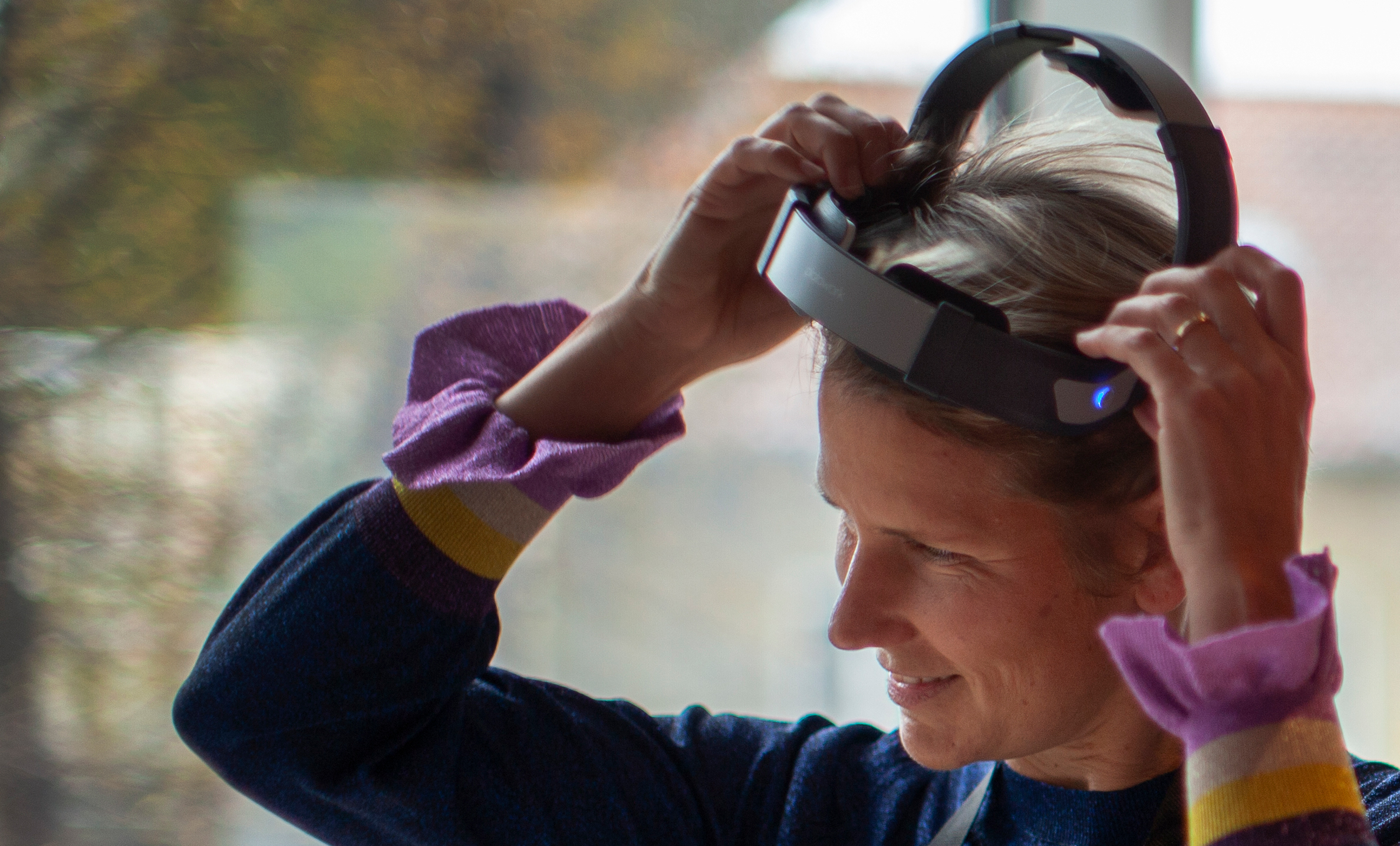 Taking on plato work headset