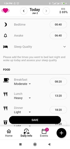 mCardia app screenshot 3