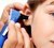 Hearing, doctor checking Childs ear